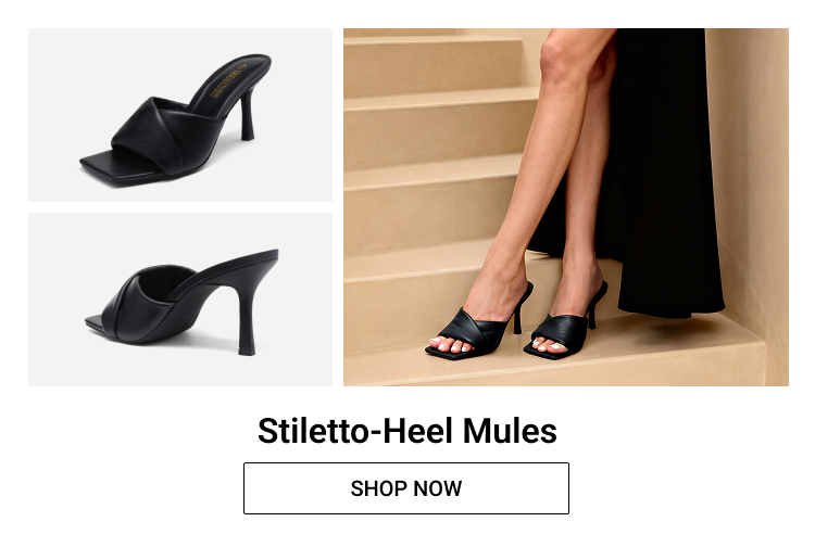Stiletto-Heel Mules