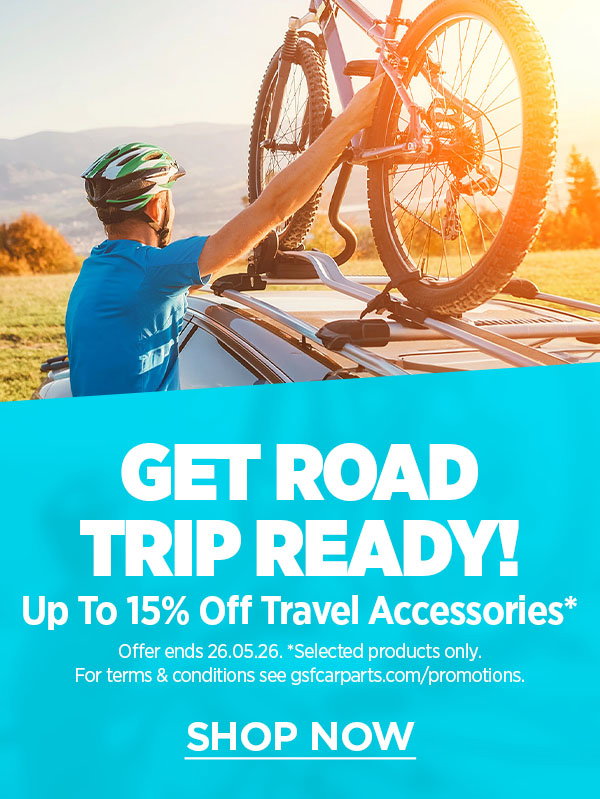 Get Road Trip Ready - Up To 15% Off Selected Travel Accessories