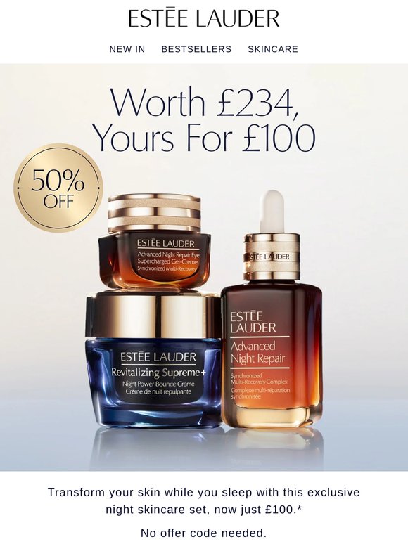 Worth £234 | Get 3 full-size faves for just £100 👀
