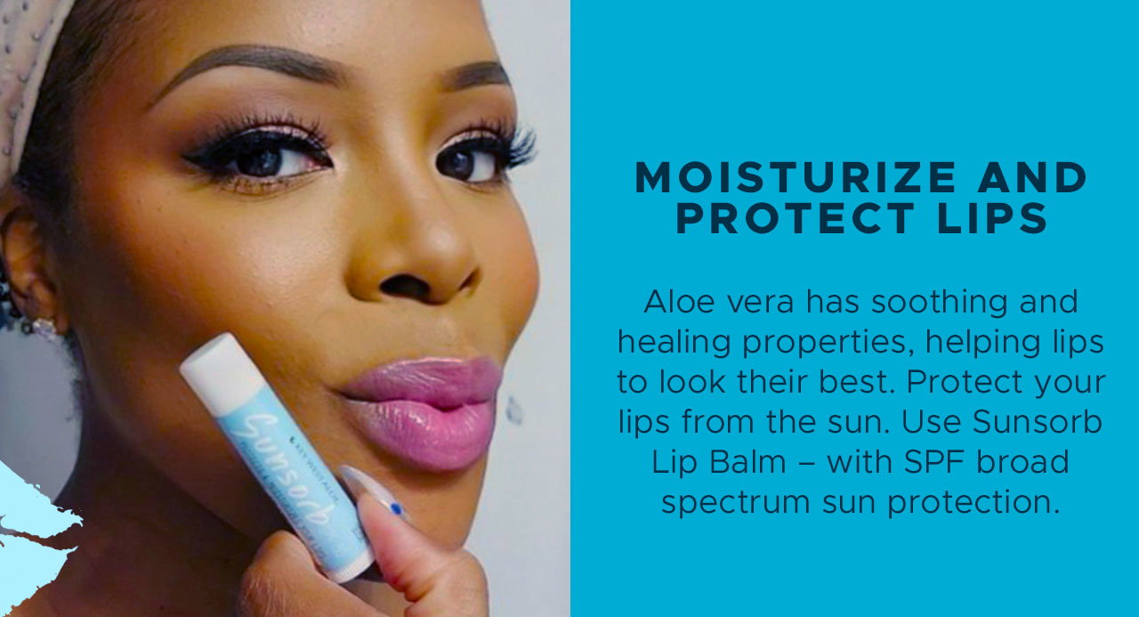 Free lip balm and holder with purchases $80+