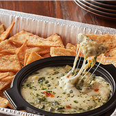 Olive Garden party‑size Spinach-Artichoke Dip.