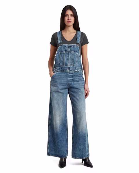 Cinch Dungaree Wide Jumpsuit