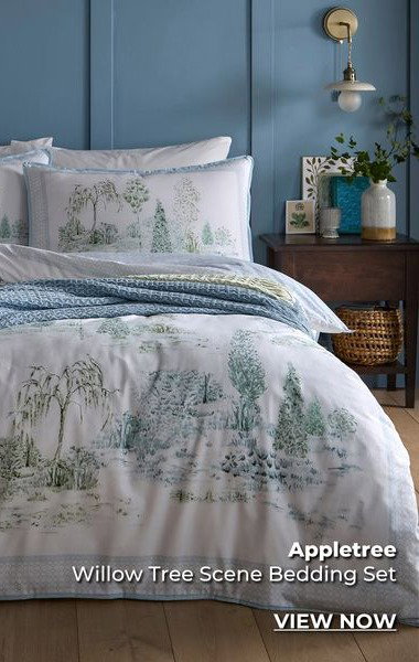Appletree Willow Tree Scene Bedding Set