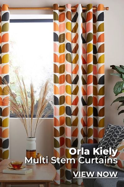 Orla Kiely Multi Stem Curtains