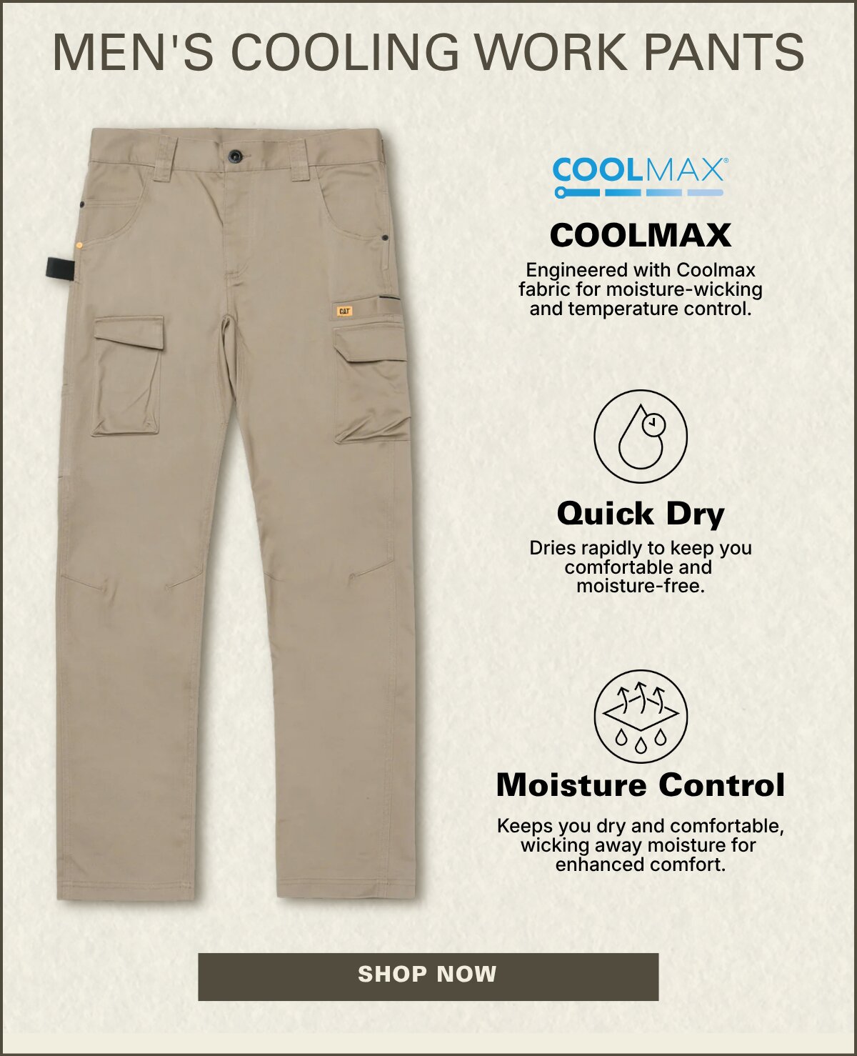 MEN'S COOLING WORK PANTS