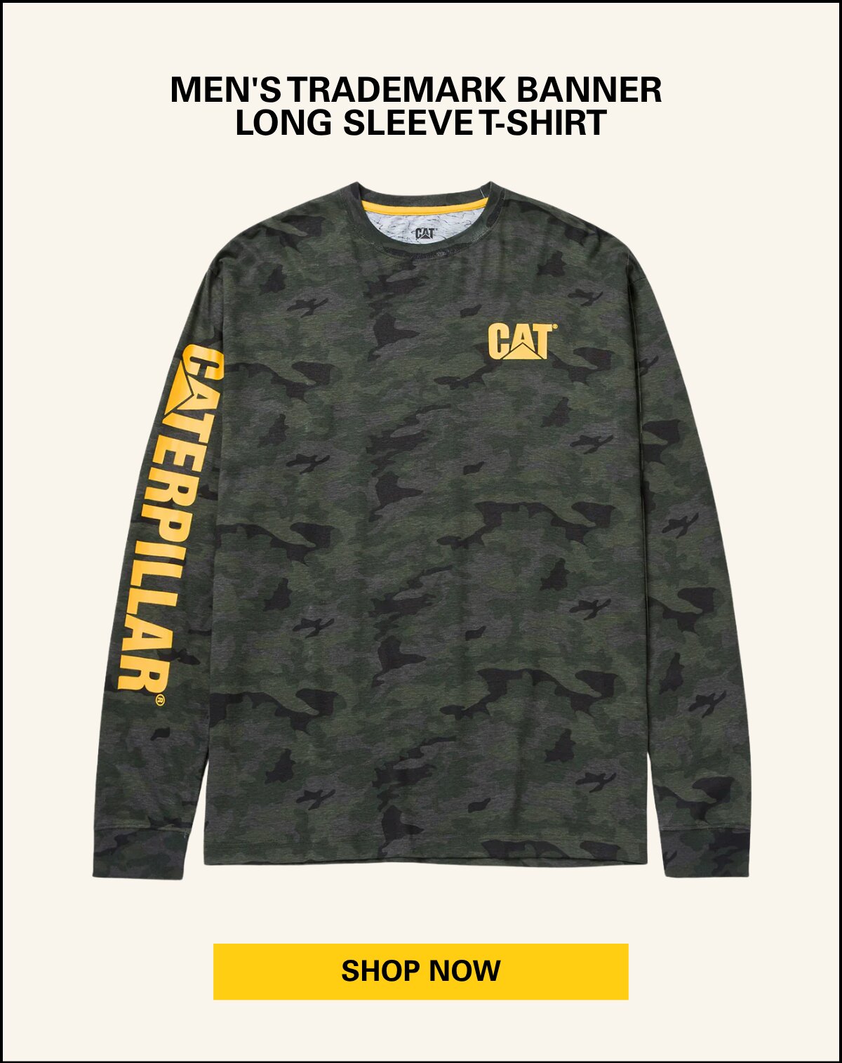 MEN'S TRADEMARK BANNER LONG SLEEVE T-SHIRT
