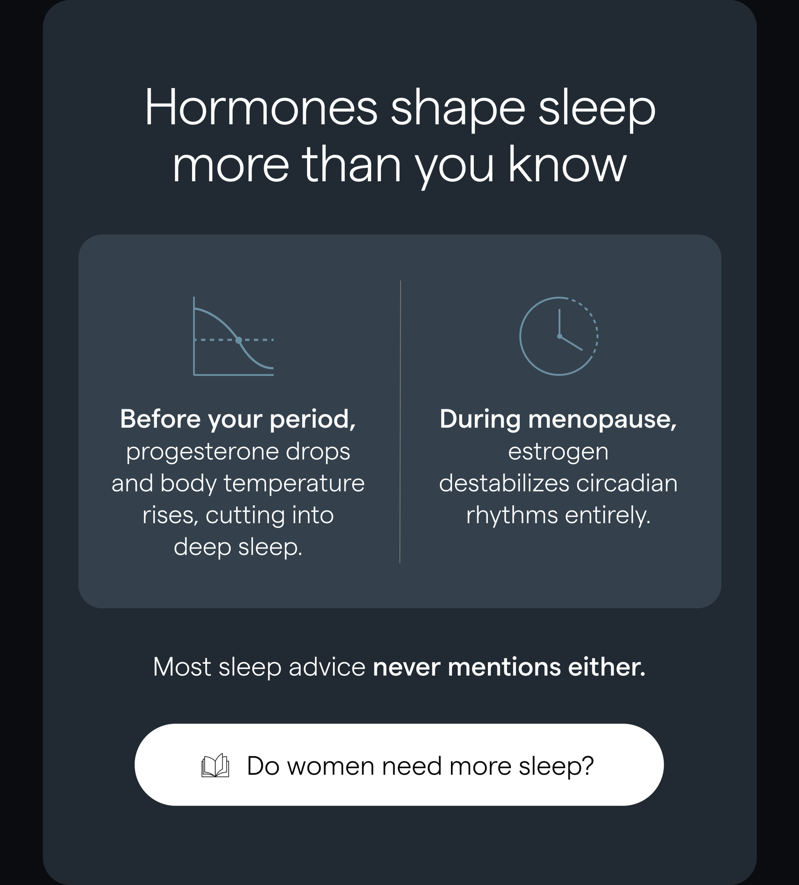 Hormones shape sleep more than you know