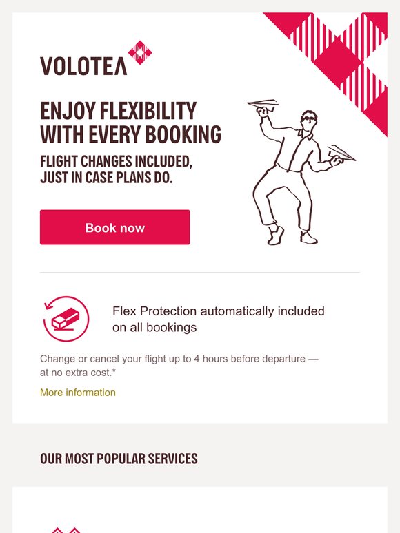 Stay flexible from the start ✈️