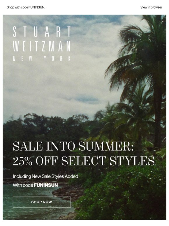 Sale Starts Now: 25% Off With New Styles Added