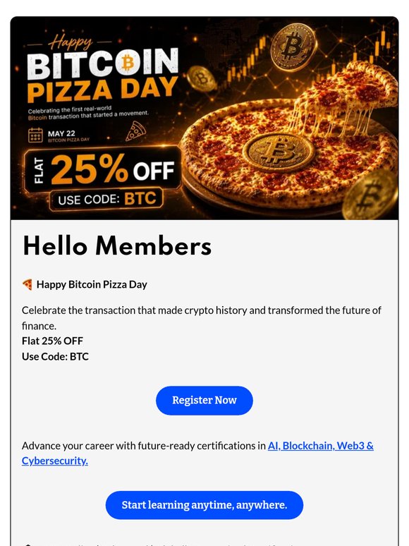 One Pizza Changed Everything. Celebrate with 25% OFF