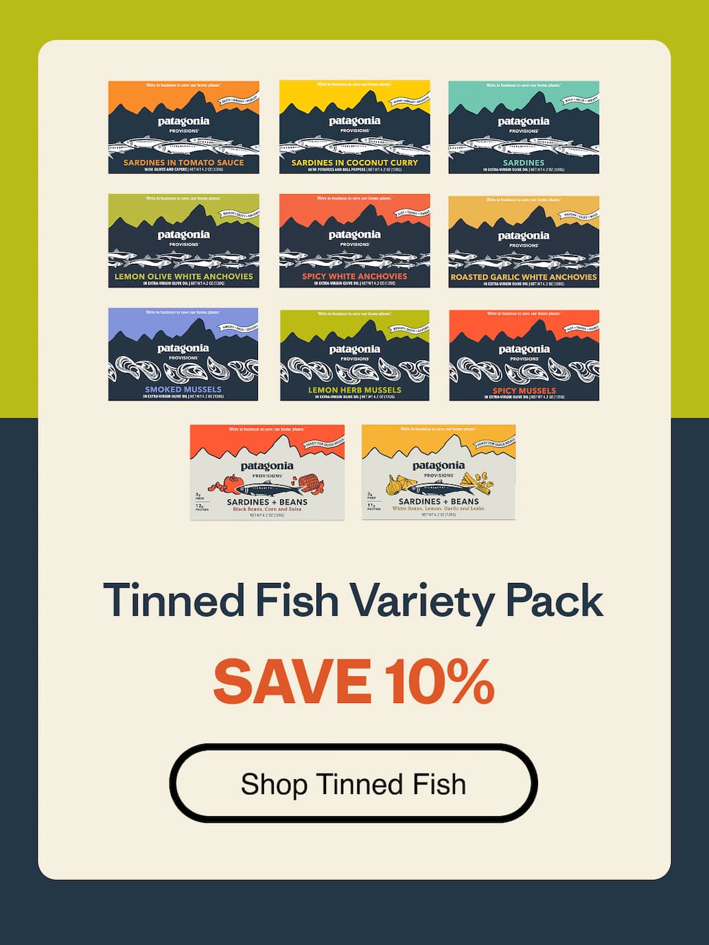Tinned Fish Variety Pack Save 10%
