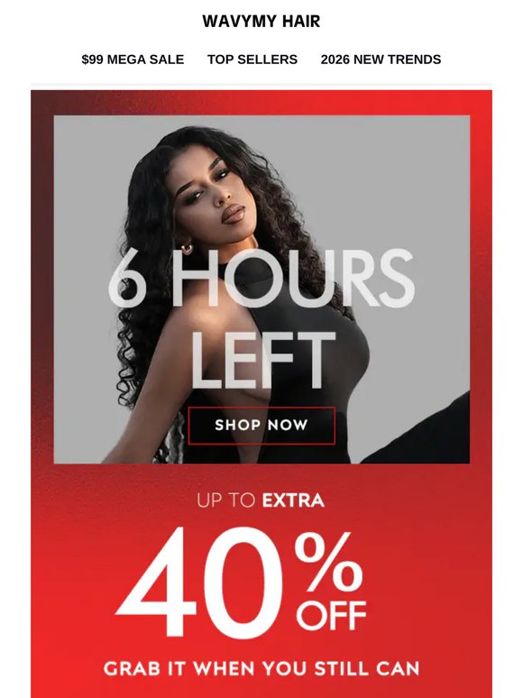 40% Off Ends! Prices Go Up In 6H!⏰