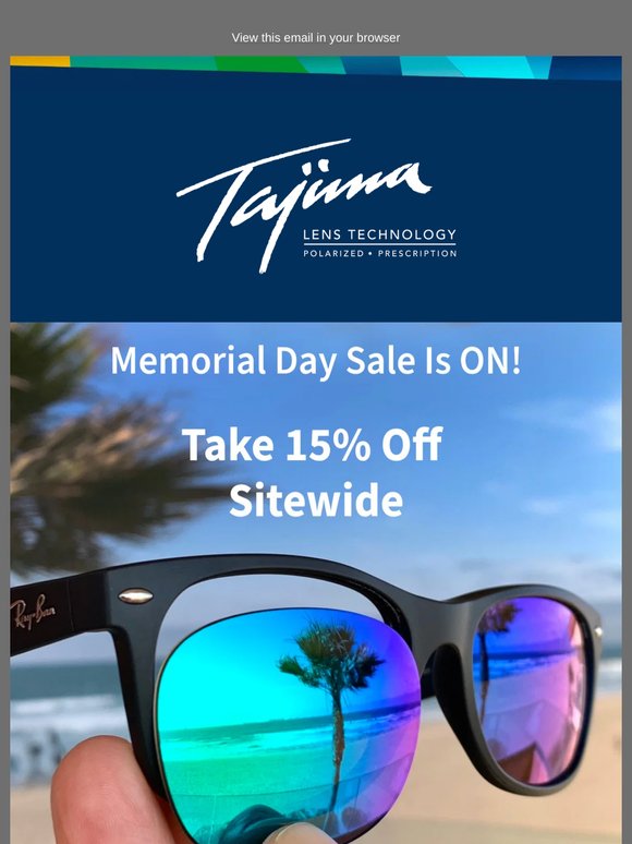 Memorial Day Sale Starts Now!