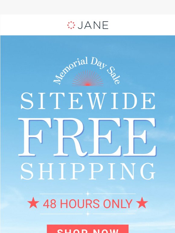 48 Hours Only: Free Shipping Sitewide! ⭐