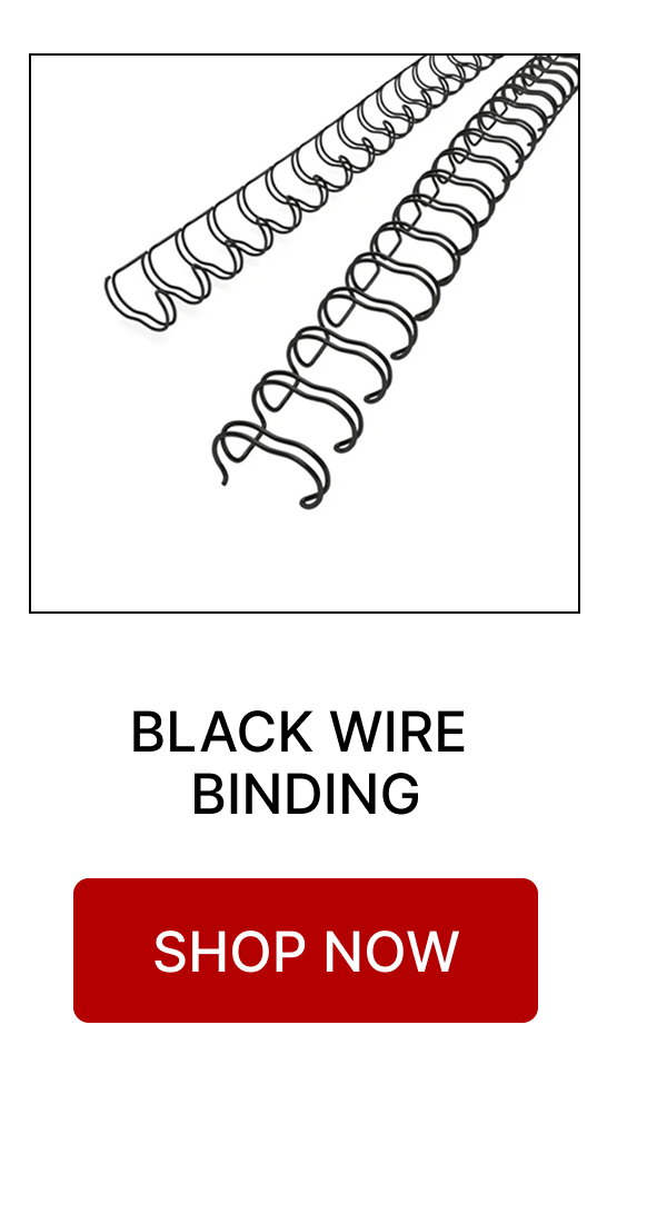Black Wire  Binding