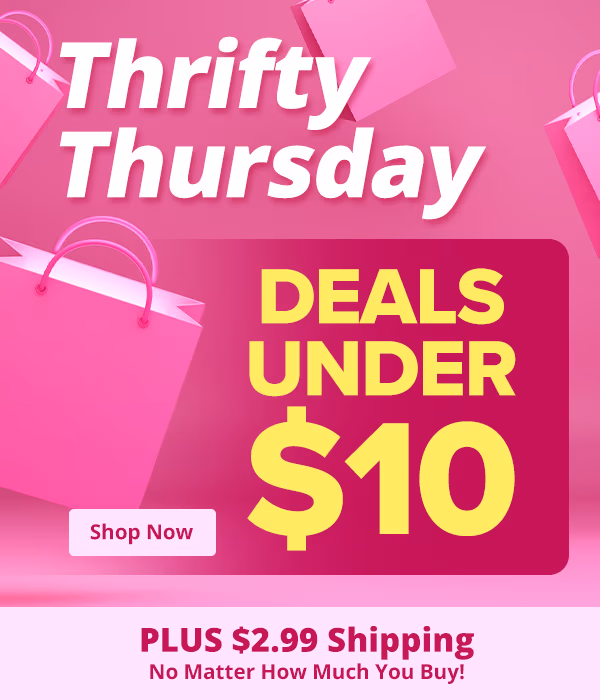 Thirfty Thursday Deals Under $10