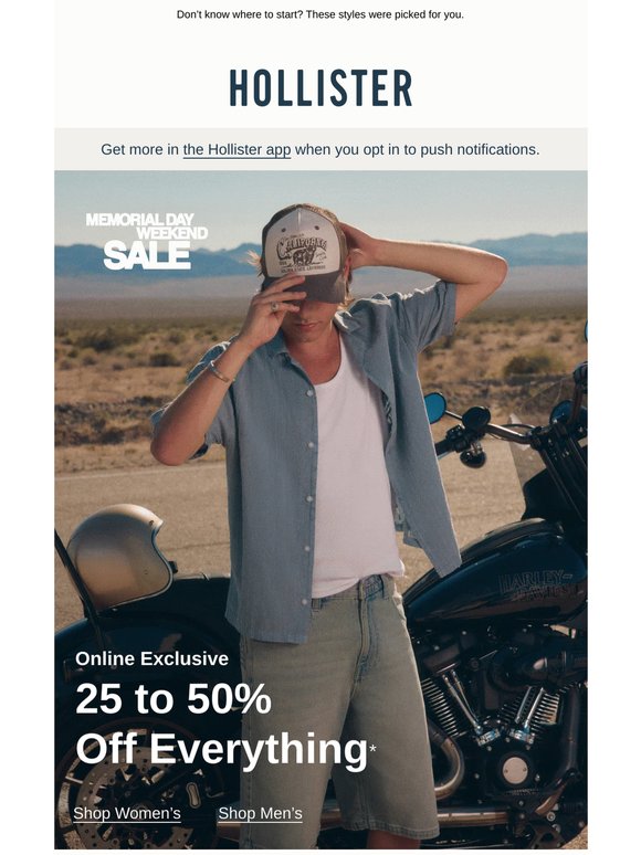 EVERYTHING’S on sale!