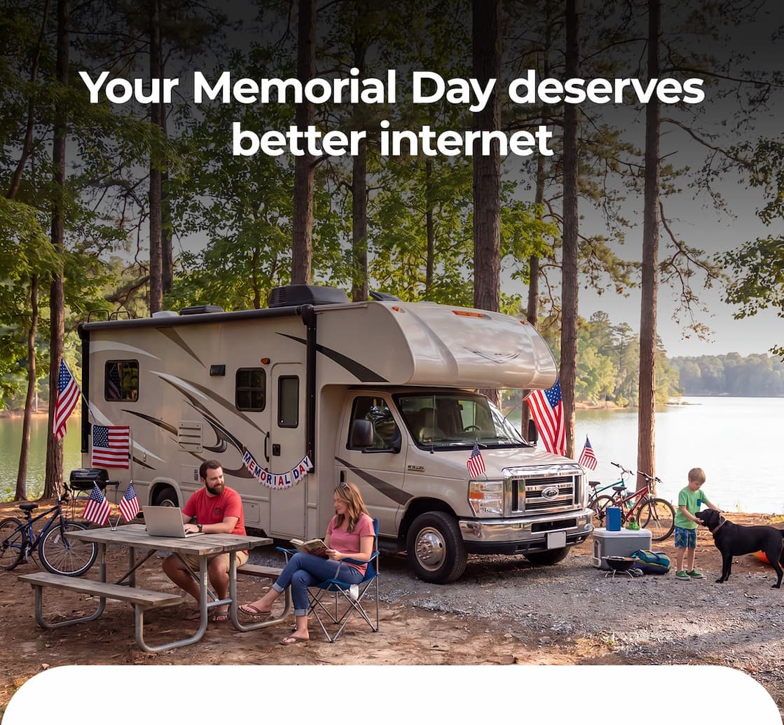 Stay connected to the internet