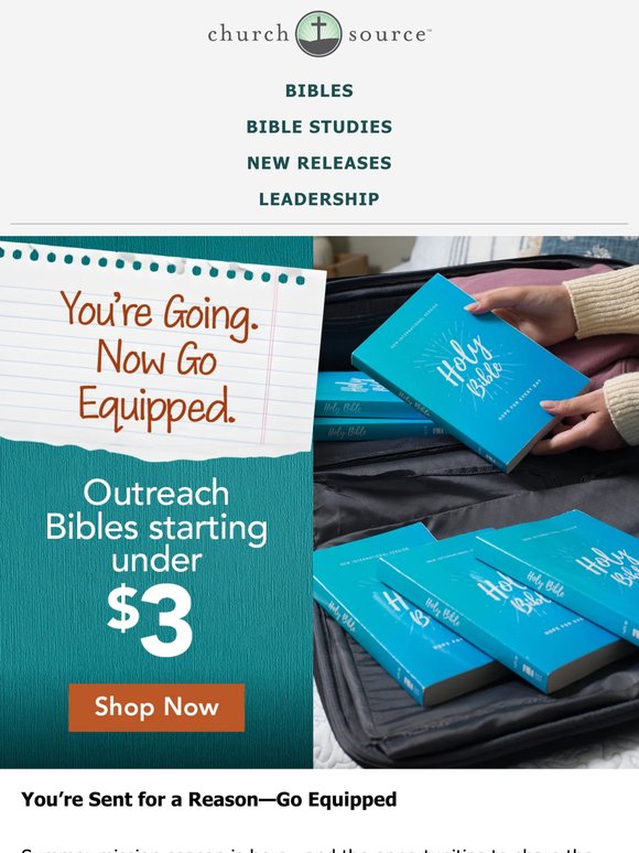 Summer mission season is here — are you stocked up? 📚