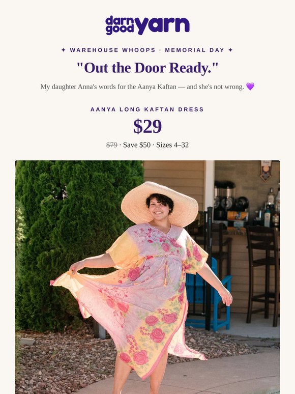 The $29 Aanya Kaftan (the one nobody talks about)