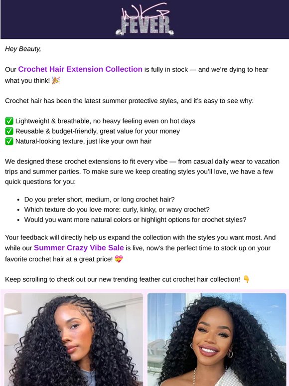 Hey Beauty, Have You Tried Crochet Hair Yet?🙋