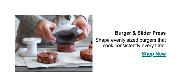 burger and slider press