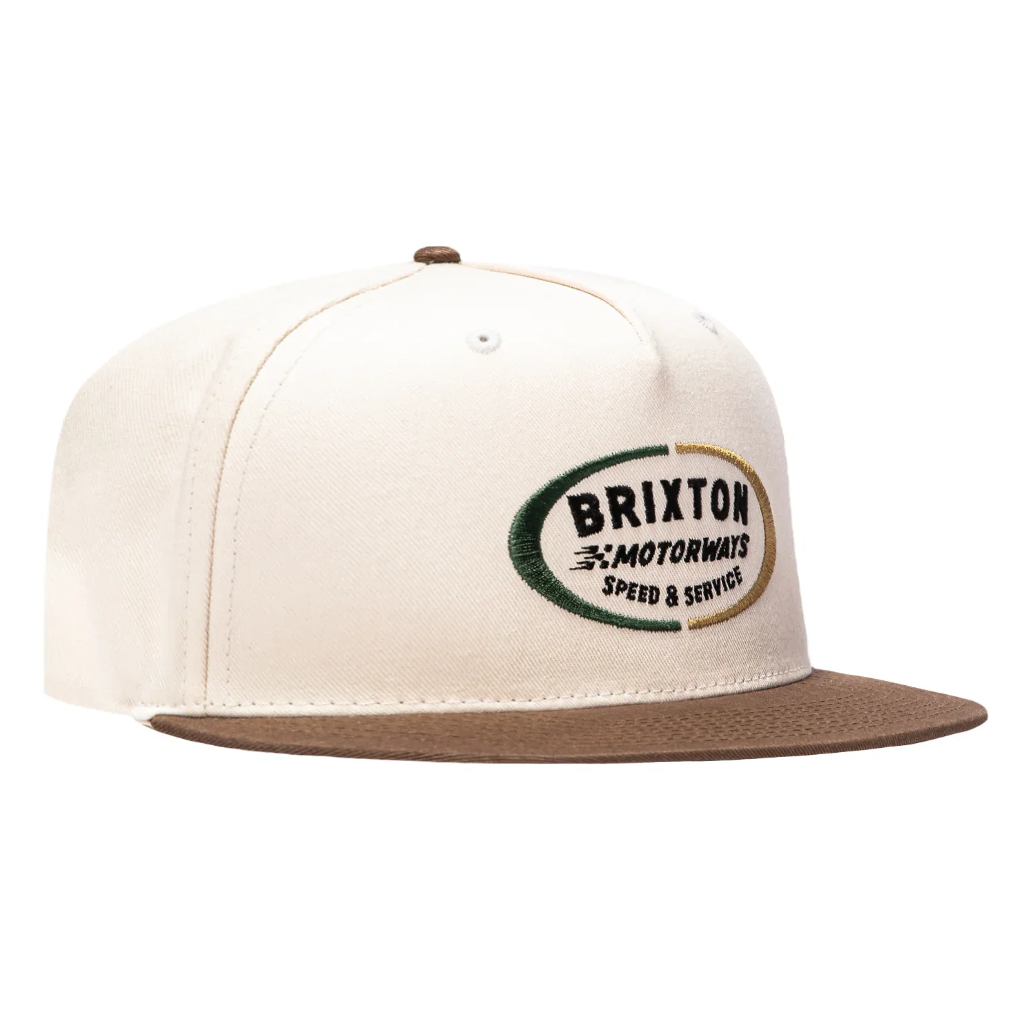 Image of Brixton Rhett MP Snapback Hat - Khaki, Brown
