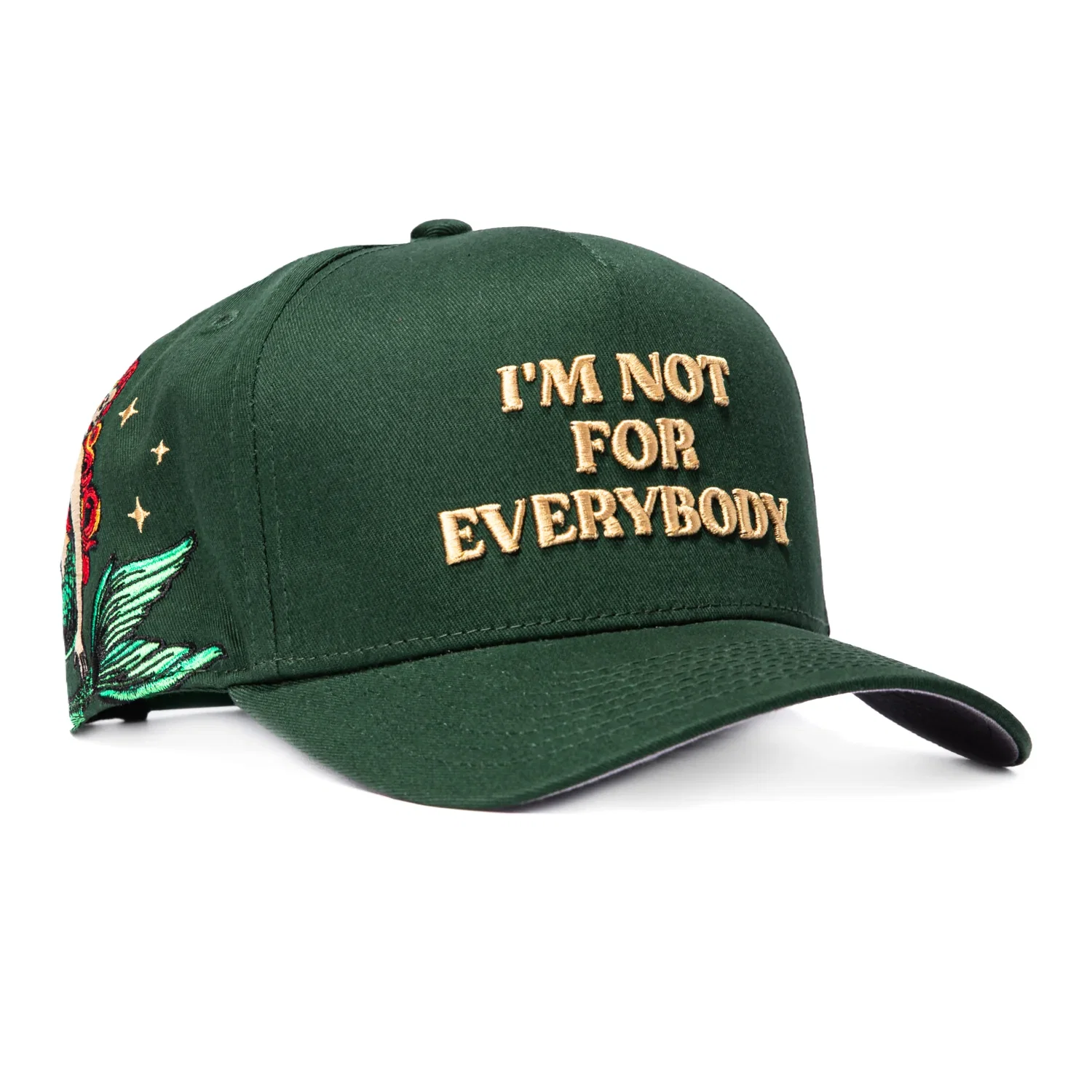 Image of Field Grade I'm Not For Everybody Snapback Hat - Green
