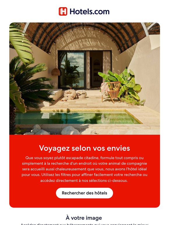 Des escapades planifiées en toute facilité