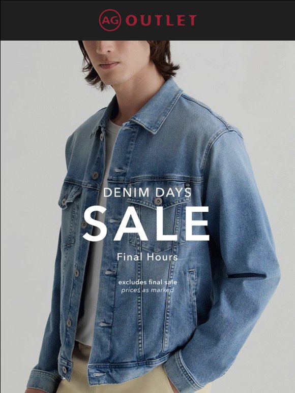 Denim Days Sale: Only A Few Hours Left