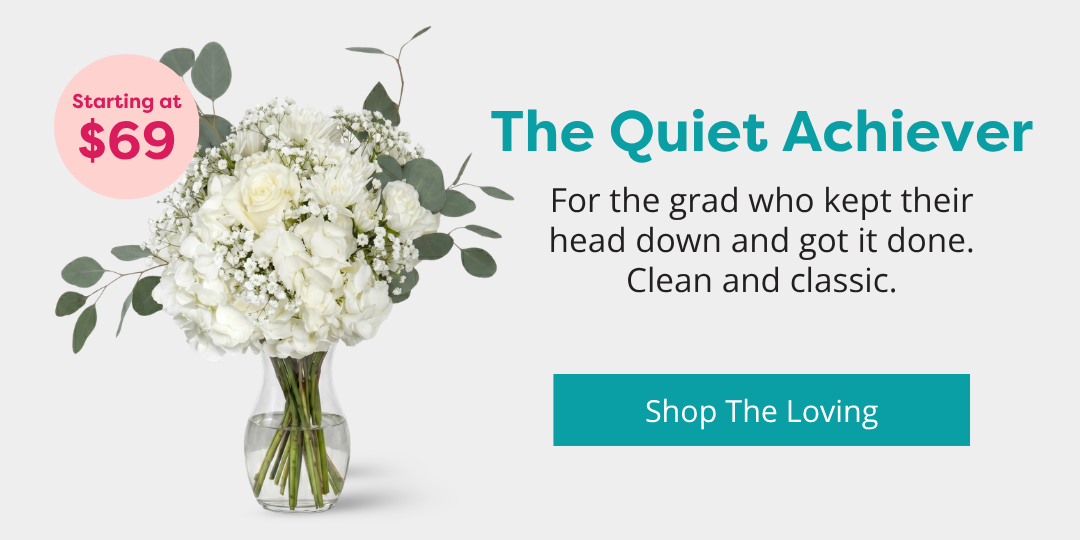 Callia's The Loving bouquet in a vase