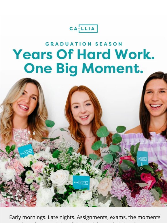 Know a grad? They deserve flowers 🎓