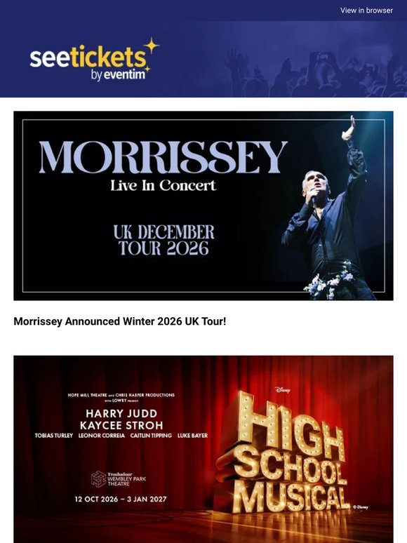 Morrissey, Jack Harlow, High School Musical