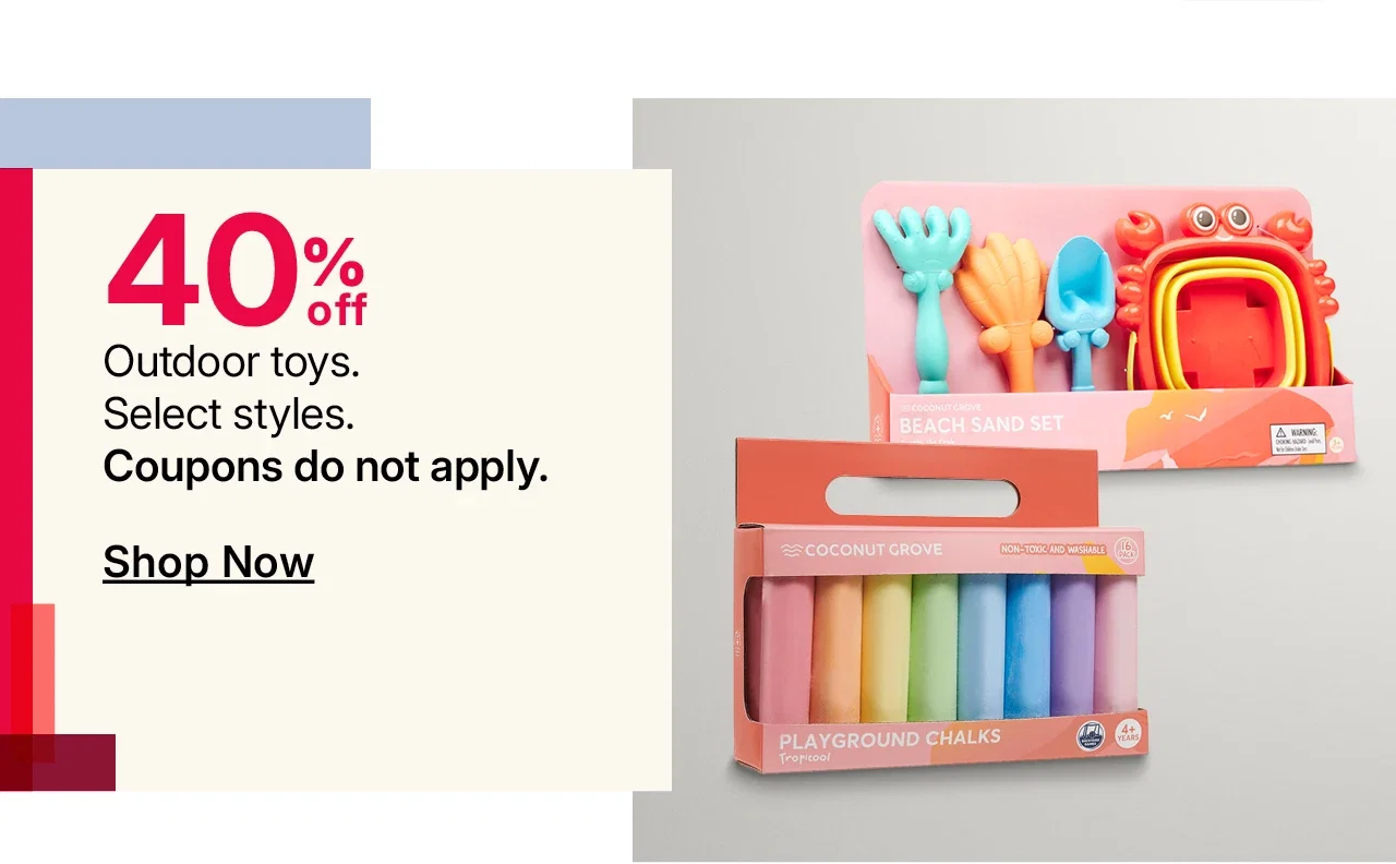 40% off outdoor toys