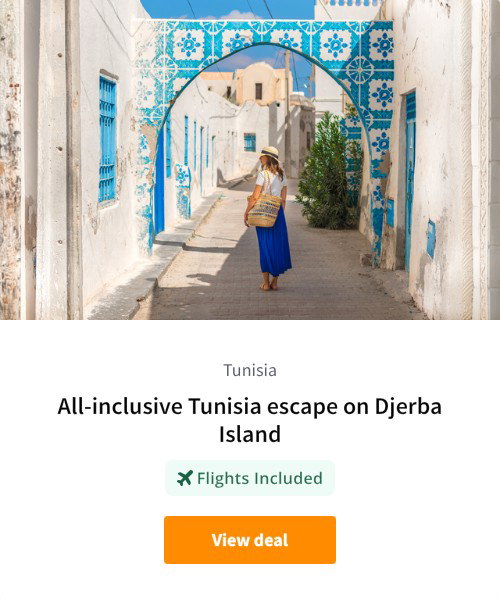 All-inclusive Tunisia escape on Djerba Island