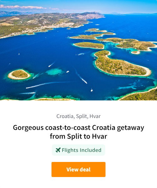 Gorgeous coast-to-coast Croatia getaway from Split to Hvar
