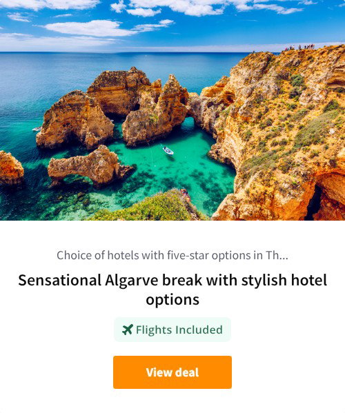 Sensational Algarve break with stylish hotel options