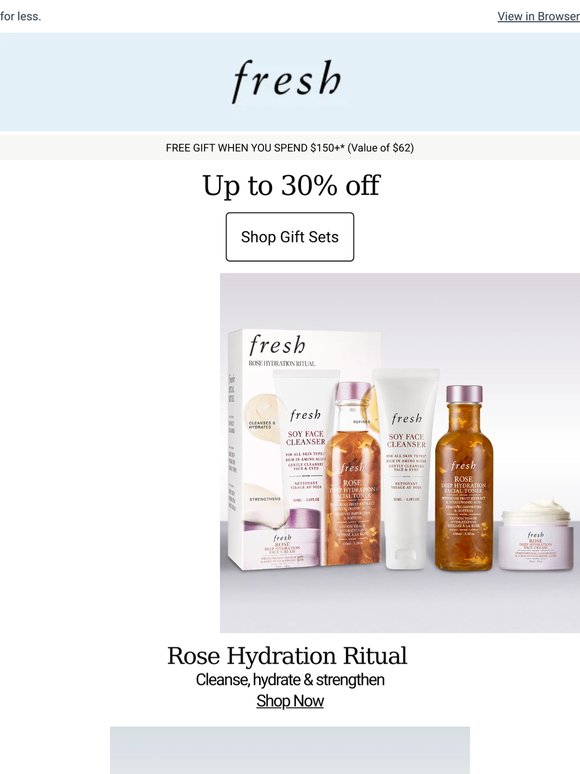 Stock up on skincare