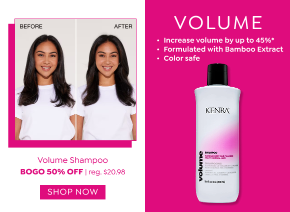 BUY ONE, GET ONE 50% OFF KENRA HAIRCARE