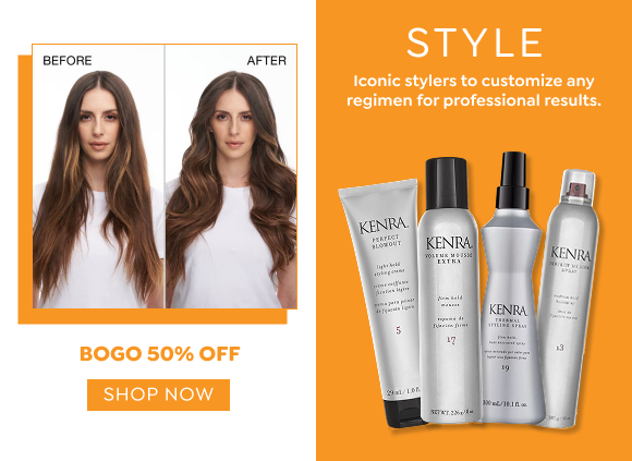 BUY ONE, GET ONE 50% OFF KENRA HAIRCARE