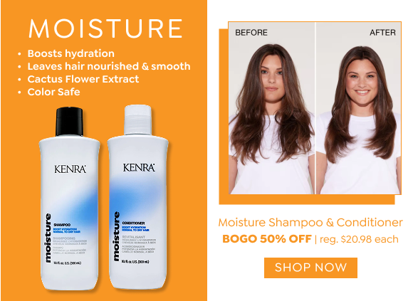 BUY ONE, GET ONE 50% OFF KENRA HAIRCARE
