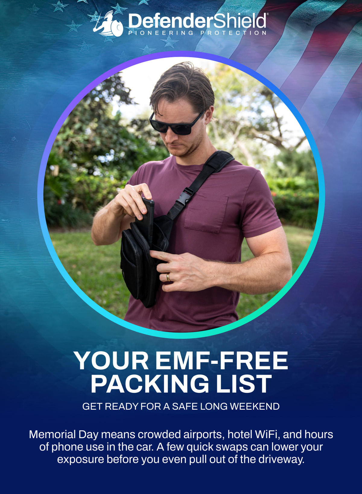 DefenderShield: Your EMF-Free Packing List