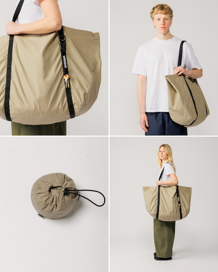 Oversized Packable Tote - Stone