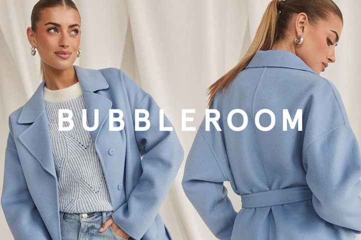 15% rabatt på hele bestillingen din hos Bubbleroom for nye kunder!