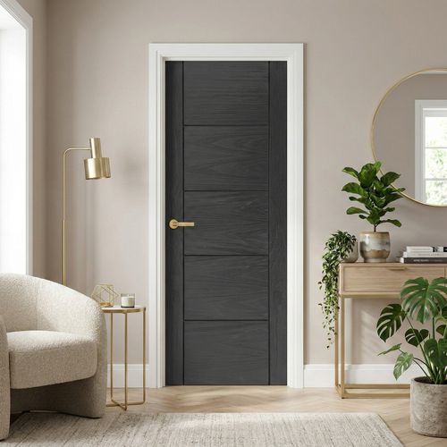 Ash Grey Internal Fully Finished Parma 5 Panel Door