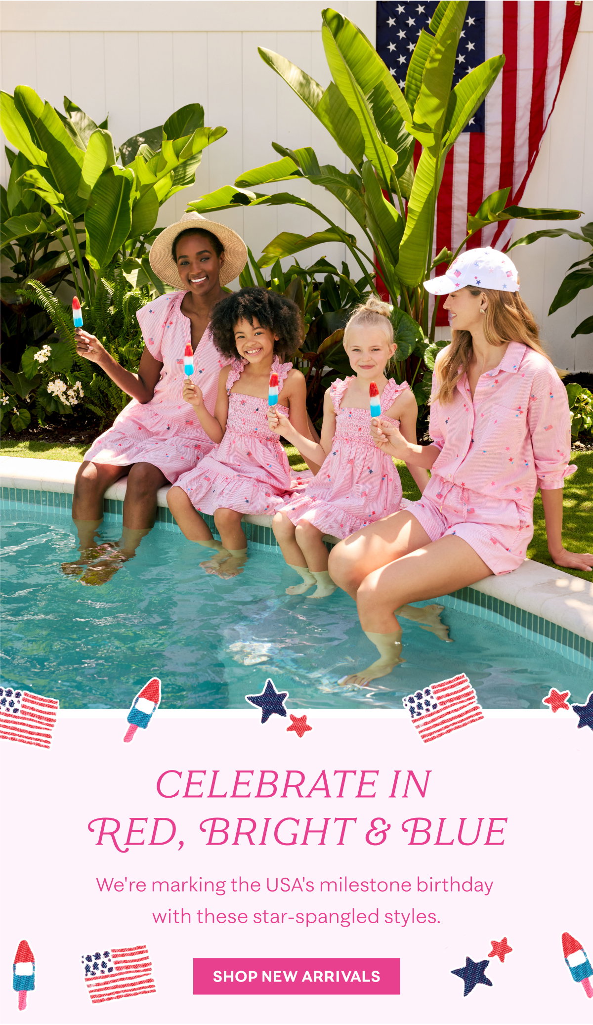 Celebrate in Red, Bright & Blue