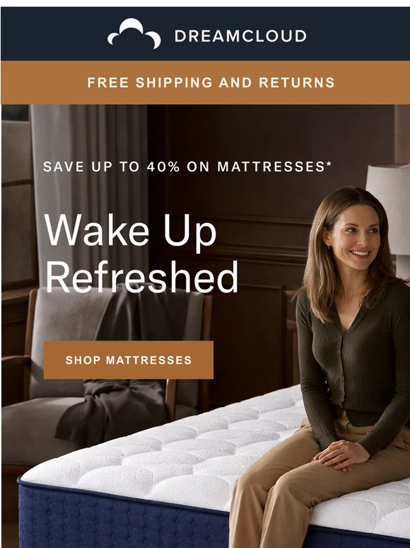 🌞 Wake Up Refreshed: Save Up To 40% On Mattresses