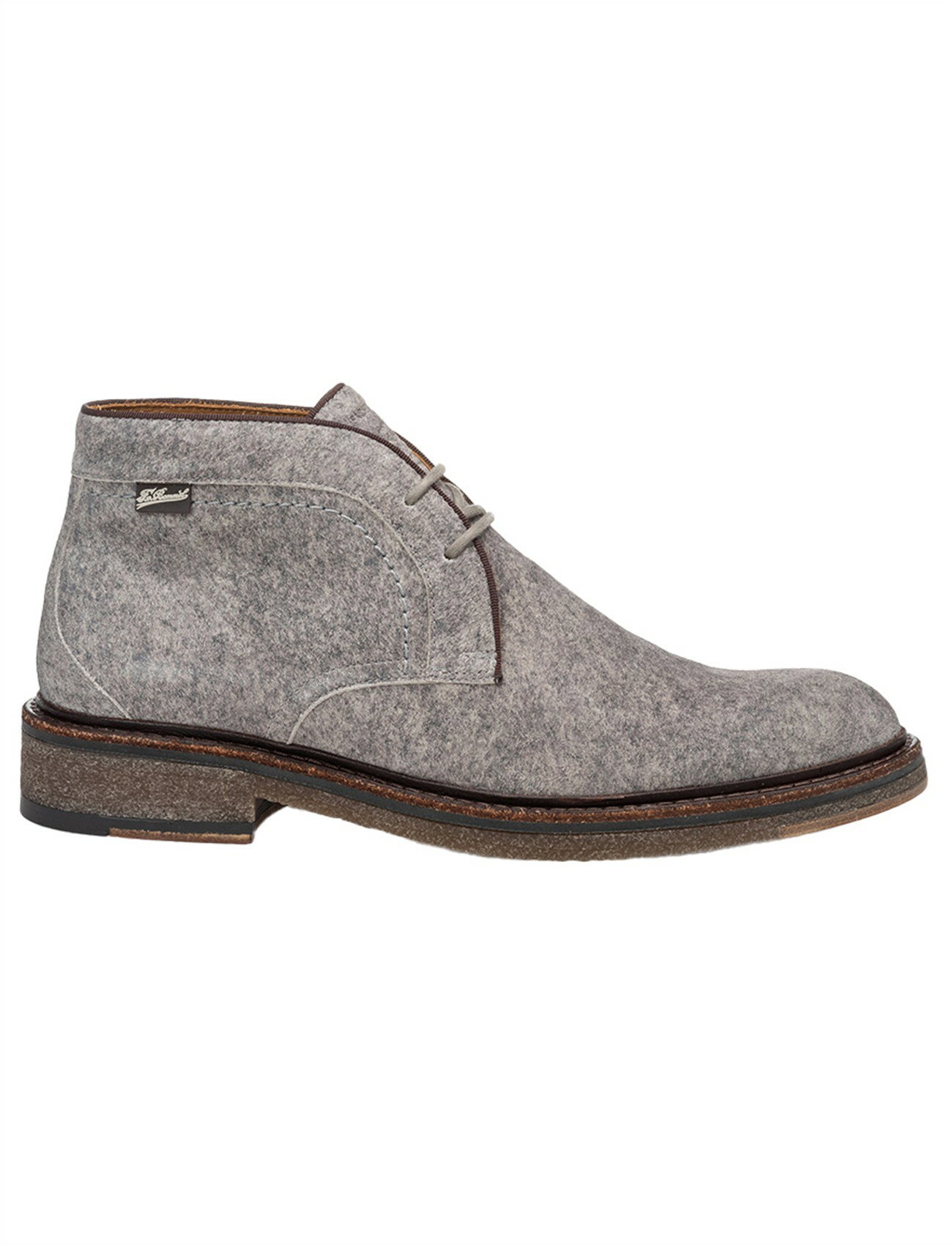 suede nette schoenen Floris van Bommel grijs