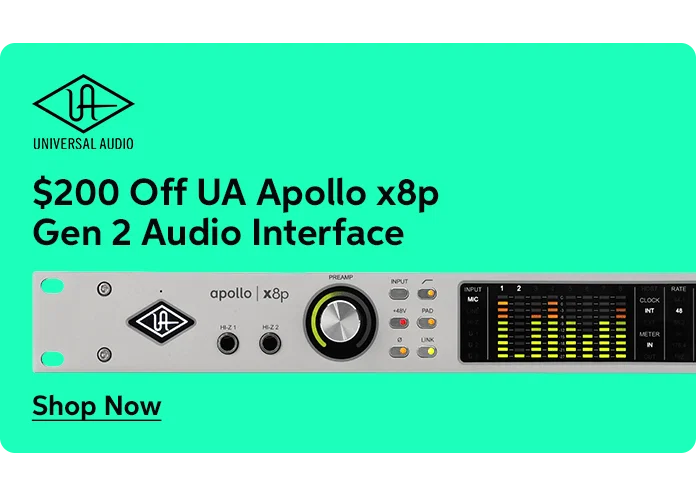 $200 Off UA Apollo x8p Gen 2 Audio Interface