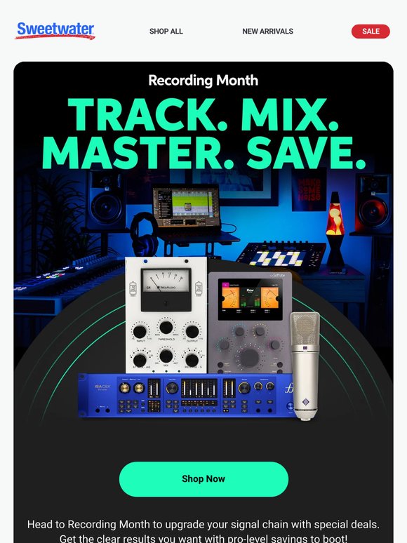 Roll Tape on These Recording Month Deals